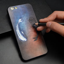 Load image into Gallery viewer, Luxury 3D Relief Taiji Fish Case For Apple iphone.