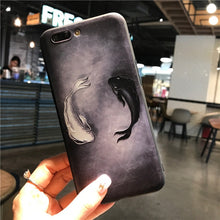 Load image into Gallery viewer, Luxury 3D Relief Taiji Fish Case For Apple iphone.