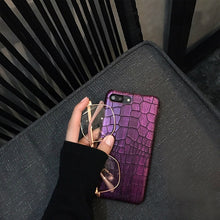 Load image into Gallery viewer, Luxury Retro 3D Crocodile Phone Case For iPhone.