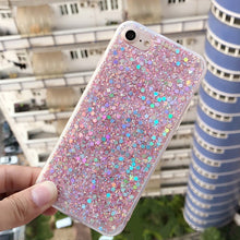Load image into Gallery viewer, Fashion Bling Sequins Girl Phone Case For iPhone.