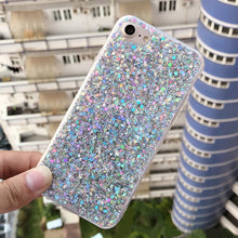 Load image into Gallery viewer, Fashion Bling Sequins Girl Phone Case For iPhone.