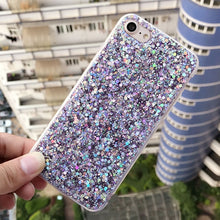Load image into Gallery viewer, Fashion Bling Sequins Girl Phone Case For iPhone.