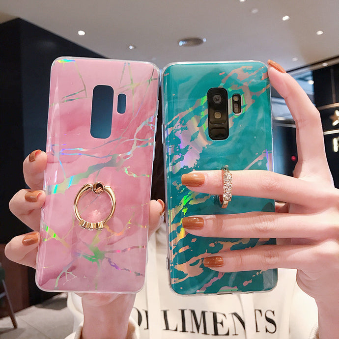 Ring Holder Phone Cover for Samsung models.