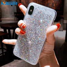 Load image into Gallery viewer, Fashion Bling Sequins Girl Phone Case For iPhone.