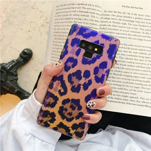 Load image into Gallery viewer, Leopard Print Bluray Phone Case for Samsung models.