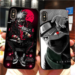 Japanese cartoon naruto soft silicone phone case for iPhone.