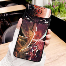 Load image into Gallery viewer, Japanese cartoon naruto soft silicone phone case for iPhone.