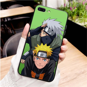 Japanese cartoon naruto soft silicone phone case for iPhone.