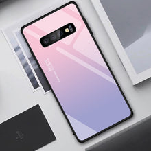 Load image into Gallery viewer, Starry Sky Pattern Tempered Glass Case For Samsung.