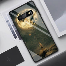 Load image into Gallery viewer, Starry Sky Pattern Tempered Glass Case For Samsung.