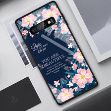 Load image into Gallery viewer, Starry Sky Pattern Tempered Glass Case For Samsung.