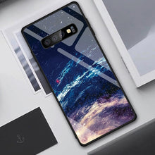 Load image into Gallery viewer, Starry Sky Pattern Tempered Glass Case For Samsung.