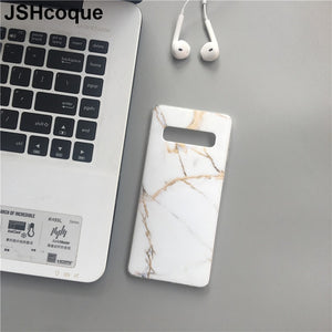 Fashion Marble Phone Case for Samsung models.