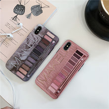 Load image into Gallery viewer, Luxury sexy makeup eye shadow box Case For iPhone.
