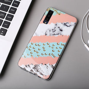 Marble Stone Phone Case for Samsung models.