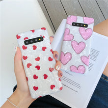 Load image into Gallery viewer, Shell Pattern Love Phone Case for Samsung models.