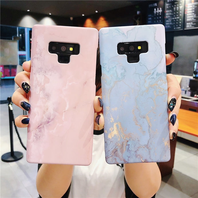 Blue Pink Phone Cover for Samsung models.