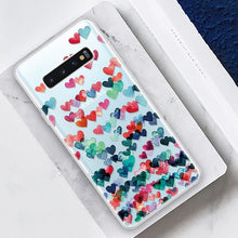 Load image into Gallery viewer, Clear Love Heart Case For Samsung.