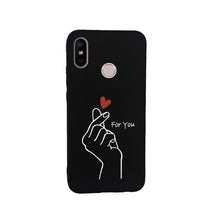 Load image into Gallery viewer, Love heart Silicone Case For Xiaomi models.