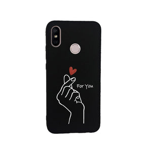 Love heart Silicone Case For Xiaomi models.
