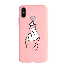 Load image into Gallery viewer, Love heart Silicone Case For Xiaomi models.