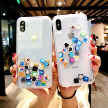 Load image into Gallery viewer, Stylish Funny Mobile Application Icons Phone Case For iphone.