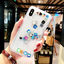 Load image into Gallery viewer, Stylish Funny Mobile Application Icons Phone Case For iphone.
