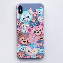 Load image into Gallery viewer, Cute Cartoon Anime Duffy Bear Phone Case For iPhone.