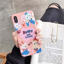 Load image into Gallery viewer, Cute Cartoon Anime Duffy Bear Phone Case For iPhone.