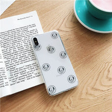 Load image into Gallery viewer, Cute Cartoon Line Charlie and Dog Head phone case for iPhone.