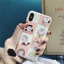 Load image into Gallery viewer, Cute Cartoon Dog Boy Girl Puzzle Phone Cases For iPhone.