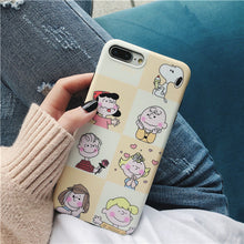 Load image into Gallery viewer, Cute Cartoon Dog Boy Girl Puzzle Phone Cases For iPhone.