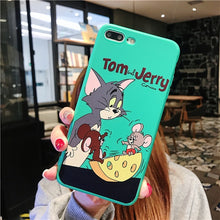 Load image into Gallery viewer, Cute Tom And Jerry Phone Case For iPhone.