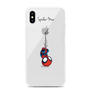 soft spiderman case for iPhone.