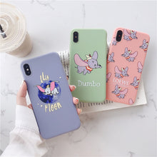Load image into Gallery viewer, Funny cartoon classic anime Disneys Dumbo phone case For iphone.