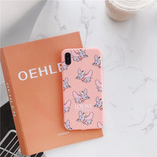Load image into Gallery viewer, Funny cartoon classic anime Disneys Dumbo phone case For iphone.