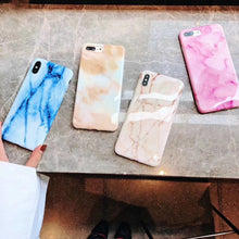 Load image into Gallery viewer, Smooth transparent edge cold mobile phone case for iPhone.