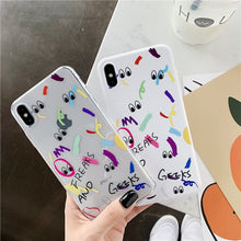 Load image into Gallery viewer, Spoof graffiti eyes phone case For iphone.