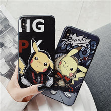 Load image into Gallery viewer, Japanese Anime Pikachue Monsters Pokemone Cute Cartoon Phone Case For iPhone.