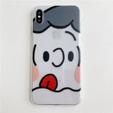 Load image into Gallery viewer, Japan funny cartoon couple phone case For iphone.