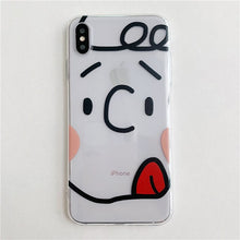 Load image into Gallery viewer, Japan funny cartoon couple phone case For iphone.
