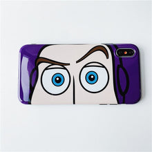 Load image into Gallery viewer, Cute Eyes Buzz Lightyear Woody Phone Case For iPhone.
