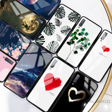Load image into Gallery viewer, Lovely Pattern Slim Tempered Glass Case For Samsung.