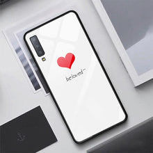 Load image into Gallery viewer, Lovely Pattern Slim Tempered Glass Case For Samsung.