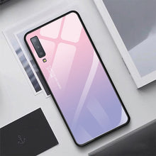 Load image into Gallery viewer, Lovely Pattern Slim Tempered Glass Case For Samsung.