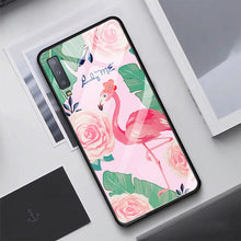 Load image into Gallery viewer, Lovely Pattern Slim Tempered Glass Case For Samsung.