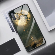 Load image into Gallery viewer, Lovely Pattern Slim Tempered Glass Case For Samsung.