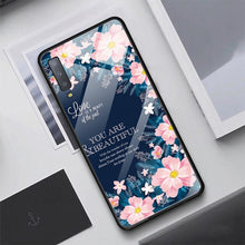 Load image into Gallery viewer, Lovely Pattern Slim Tempered Glass Case For Samsung.
