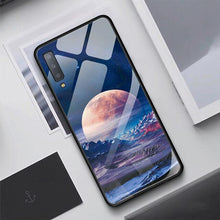 Load image into Gallery viewer, Lovely Pattern Slim Tempered Glass Case For Samsung.