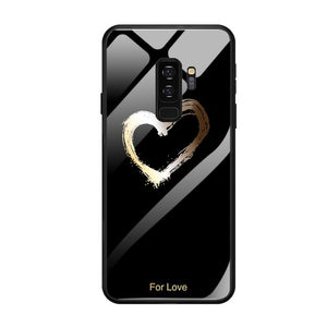Tempered Glass Starry Sky Phone Case For Samsung.